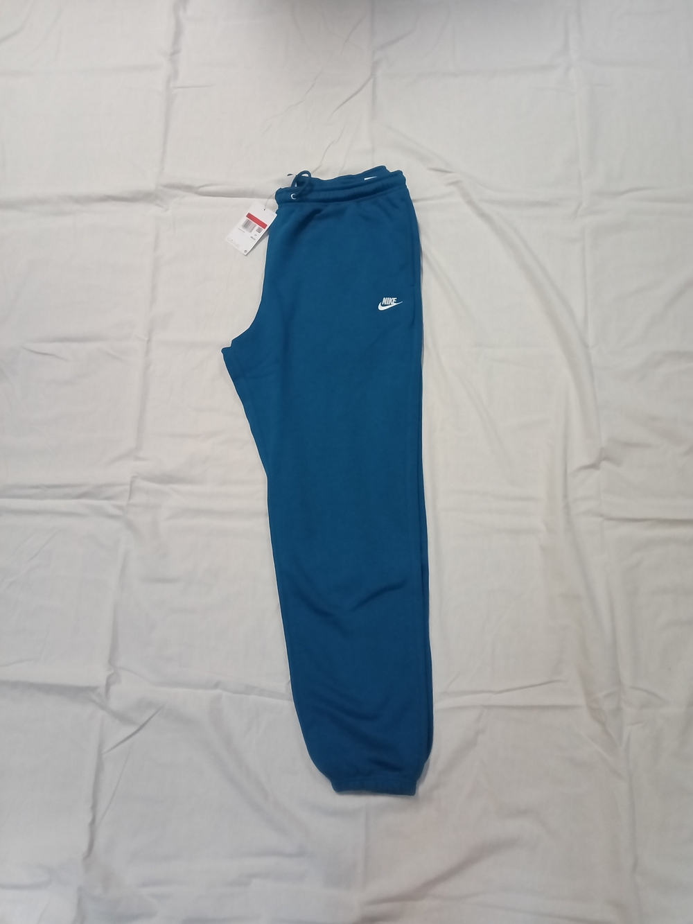 Nike Men's Teal Blue Fleece Jogger Pants
